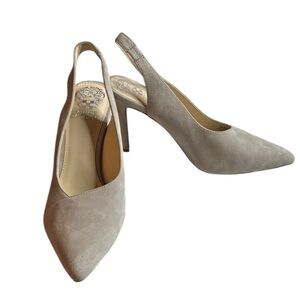 Vince Camuto Beige Slingback Heels SIZE 8